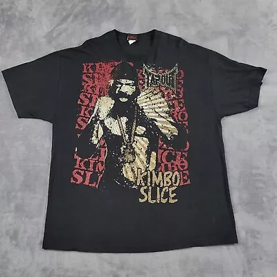 TAPOUT KIMBO SLICE Vintage T-shirt Mens XXL 2XL Black Screen Printed Graphic  • $32.95