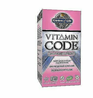 Garden Of Life Vitamin Code 50 & Wiser Women Vegetarian Capsules New 120  4/2025 • $49.99