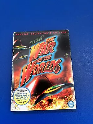 The War Of The Worlds DVD 1953 Special Collectors Edition H.G Wells Flawless Cd • £6.49