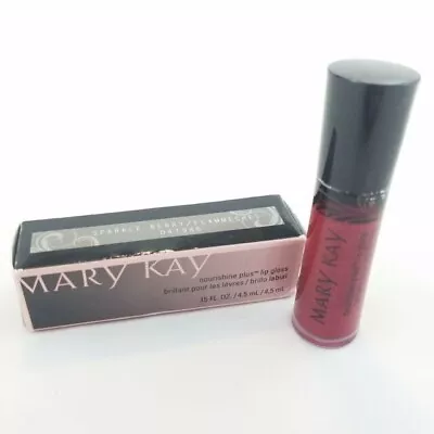 2-Mary Kay Nourishine Plus Lip Gloss Sparkle Berry Discontinued NIB • $20.99