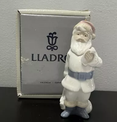 LLADRO Santa Claus Porcelain Christmas Ornament Mint In Box • $75
