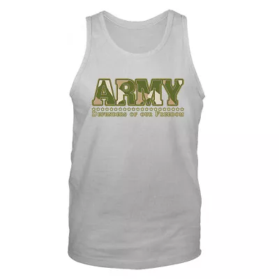 Army Defenders Veteran Military Patriotic American Pride Veteran Tank Top • $13.87