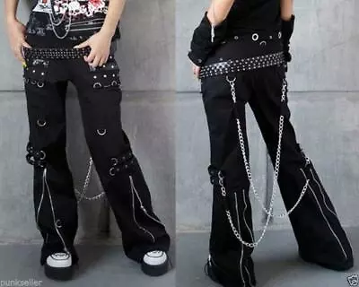 Mens Gothic Smart Womens Harem Pants Trousers Hip Hop Casual Visual Kei Rock New • $61.90