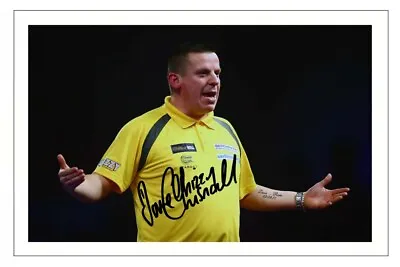 DAVE CHISNALL Signed Autograph 6X4 PHOTO Gift Signature Print DARTS  • £3.79