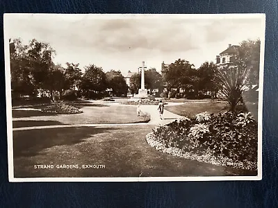 £2.99 • Buy Vintage Postcard Strand Gardens Exmouth Devon 