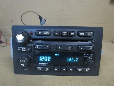 05 06 GMC Envoy Chevy Radio CD MP3 Player Receiver Stereo Head Unit 10359565 • $60