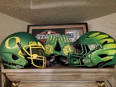 Oregon Ducks Team Issued Schutt Air Xp Pro Q10 Football Helmet Size Xl Sco Ducks • $450