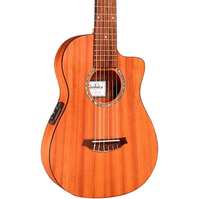Cordoba Mini II MH-CE All Mahogany Nylon-String Acoustic-Electric Guitar Natural • $229