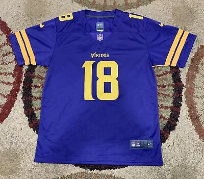 Justin Jefferson Minnesota Vikings - NFL Jersey - Nike - Large - Worn Once • $30