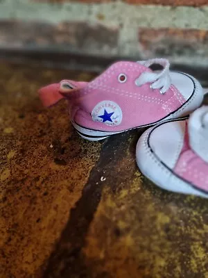 Baby Converse All Stars - Pink Size UK 2  • £12