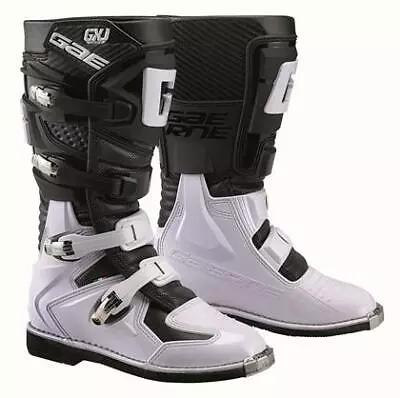 GAERNE GX-J Kids Motorcycle Boots - Black/White • $365