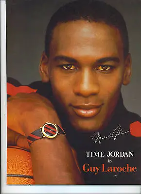 Michael Jordan  TIME JORDAN WATCH Tear Sheet-solo Pose • $11.50