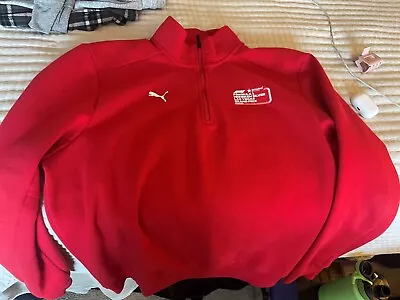 New Formula 1 Las Vegas Grand Prix 2023 Red Puma 1/4 Zip Fleece Pullover • $3.25