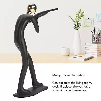 Sportsman Figurine Resin Decor Sportsman Sculpture Modern Abstract Figure ⊹ • £17.04