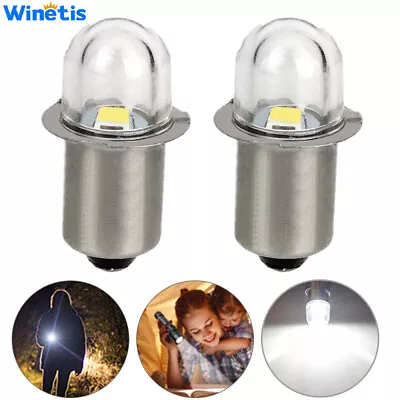 (2) 18 Volt White LED Bulbs Replacement Xenon Bulb For Milwaukee 49-81-0030 • $8.98