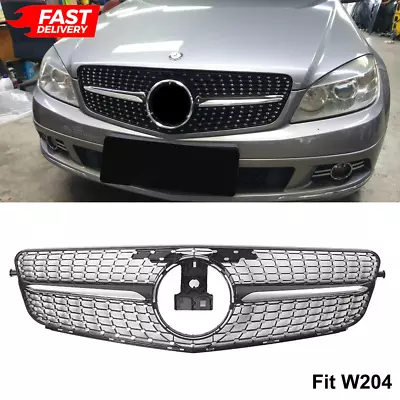 Front Grille Grill For Mercedes W204 C180 C200 C250 C300 C280 C350 2008-2014 • $45.90