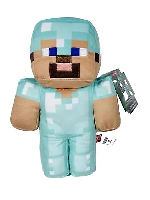 Minecraft Diamond Amour Steve Stuffed 7  Plush Doll • $13.49