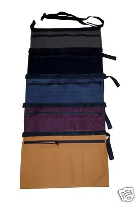 Denim Market Trader Money Belt Bag Pouch Apron Adjust Waist Strap Black Colours • £7.50