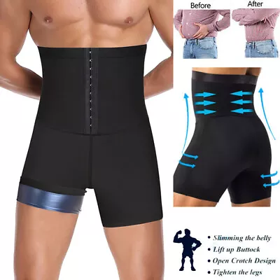 Men' Sauna Shorts Heat Trapping Compression Training Gym Athletic Capri Shorts  • $16.79