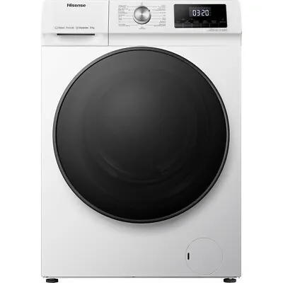 £344 • Buy Hisense 3 Series WFQA8014EVJM Washing Machine - White - 8kg - 1400 Rpm - Free...