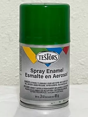 Testors Spray Paint  ~ Green 1224T  ~  Gloss  Enamel 3oz Rust-Oleum Hobby • $6.50
