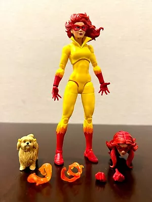 FIRESTAR W/ Ms Lion 6  Marvel Legends Animated Spiderman & Amazing Friends Loose • $17.99