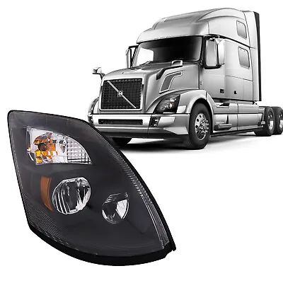 Headlights LED Black Right Passenger For 2015-2016 Volvo VL VNX VNL • $310