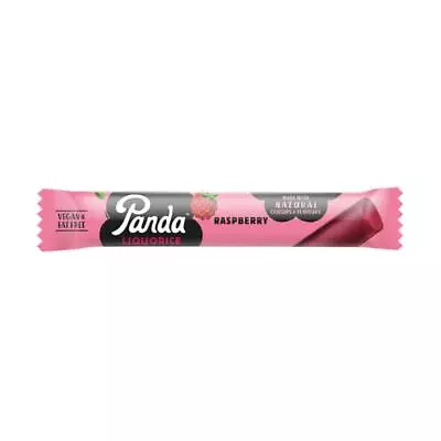 💚 18 X Panda Licorice Natural Raspberry Liquorice Bar 32g • £16.02