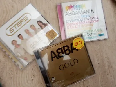 3 X CD Bundle...ABBA / STEPS / ABBA    - As Shown :Super Trouper/SOS/Fernando • £5.99