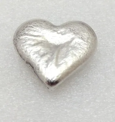 1.5 Oz. 925 Sterling Silver Hand Poured Heart Bar • $59.99