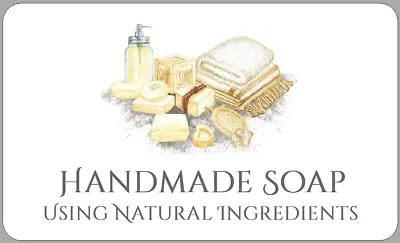 Handmade Soap Stickers Homemade Gifts Natural Ingredients Labels 1 • £2.70