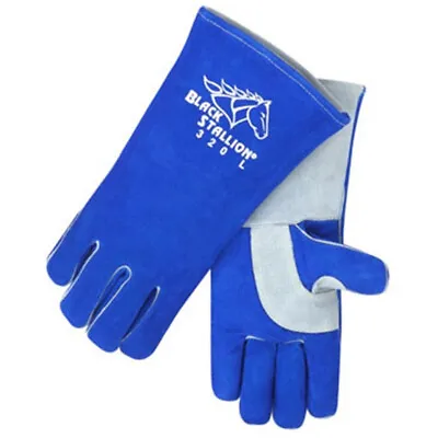 $18.51 • Buy Black Stallion 320 CushionCore Split Cowhide Stick Welding Gloves X-Large