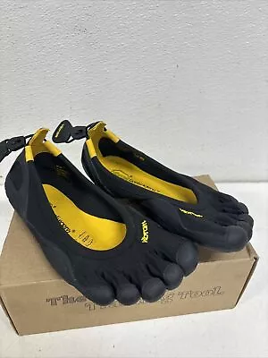 Vibram FiveFingers Classic Sz US 6.5-7 EU 37 Women's Shoes Black W108 #M5 • $78