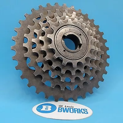 Vintage Maeda Industries 8.8.8. Perfect 5 Speed Freewheel 14-34t English   D15 • $35