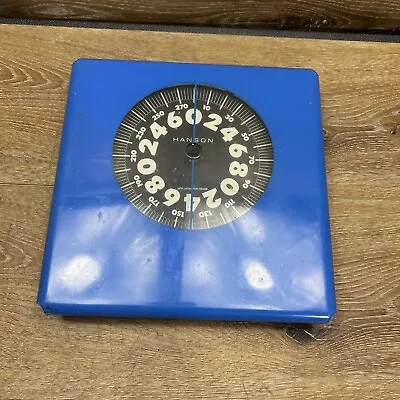 Vintage Hanson Blue Body Weight Scale 1960 275lbs MCM • $109.99