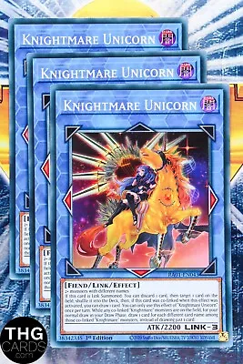 Knightmare Unicorn (Alt) RA01-EN043 1st Ed Super Rare Yugioh Card Playset • £2.89