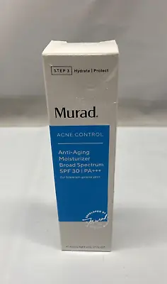 Murad Anti-Aging Moisturizer Broad Spectrum SPF 30 1.7 Fl Oz Exp 5/24 • $40.04