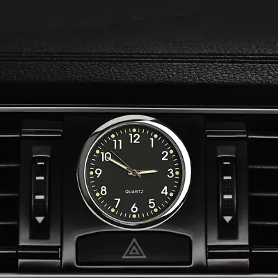£5.83 • Buy Pocket Small Mini Luminous Quartz Analog Watch Stick-On Clock For Car Boat Bike