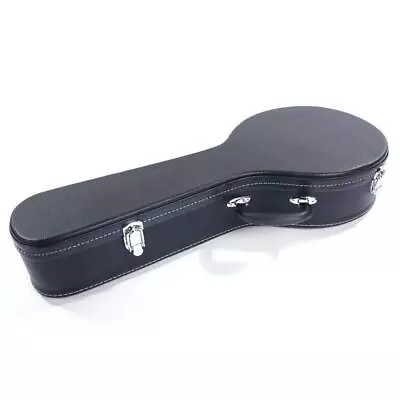 Glarry Hardshell A-Style Mandolin Leather Hard Case Carrying Bag Black • $55.98