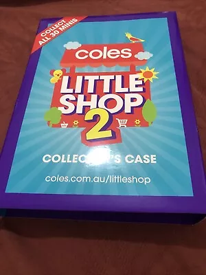 Coles Little Shop 2 - Full Complete Set In Collector Case With All 30 Minis L@@K • $15