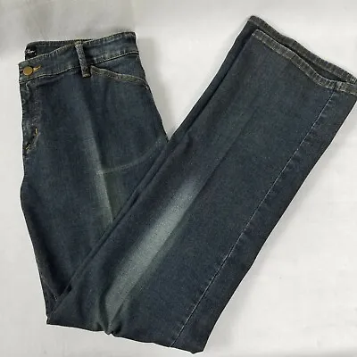Colleen Lopez Women's Jeans Size 12 Denim Inseam 33 Boot Cut  • $22.97