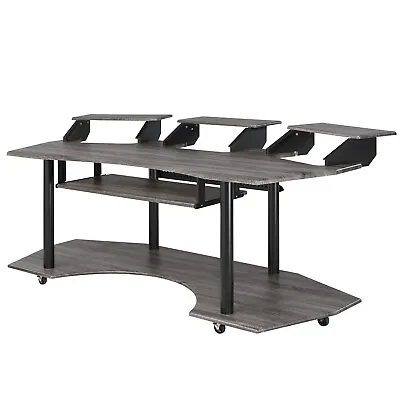 Acme Furniture Eleazar Music Recording Studio Desk Black Oak • $747.18