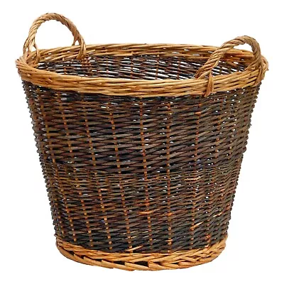 NEW Manor Fireplace Rattan Wicker Log Storage Basket - Logs & Sticks Size Choice • £33.56