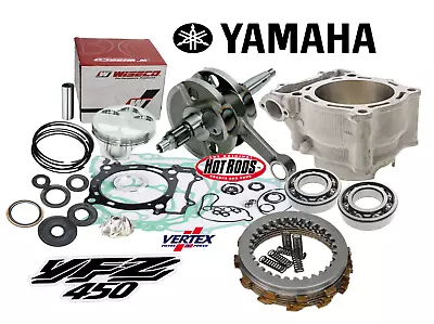 YFZ450 YFZ 450 Stock Bore Cylinder Wiseco Piston Crank Complete Motor Rebuild • $757.95