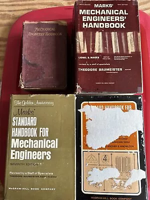 Mechanical Engineers' Handbook By Lionel S Marks (1916 Leather) Lot Electrical • $35