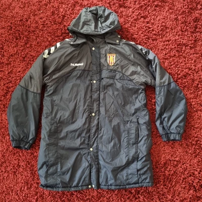 £29.95 • Buy Retro Aston Villa Padded Winter Football Coat Zip Up Jacket DWS Hummel Size XXL