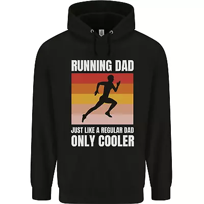 Running Dad Cross Country Marathon Runner Childrens Kids Hoodie • $40.40