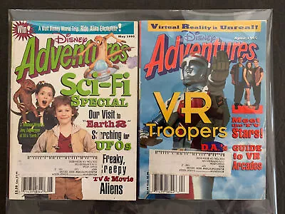 Lot Of 2 * Disney Adventures Magazine * 1995 * APRIL MAY * #DA-L295-AM • $16.99