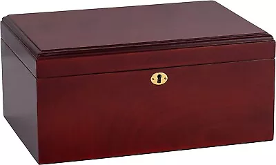 Quality Importers Milano 75-100 Cigar Humidor Cherry • $89.99