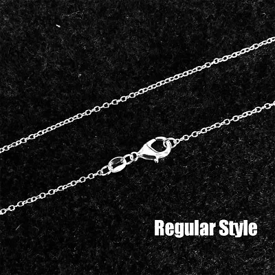 925 Silver Plated 9 Styles Snake Chain Fashion Necklace Women 16  18  20  22  24 • $3.95